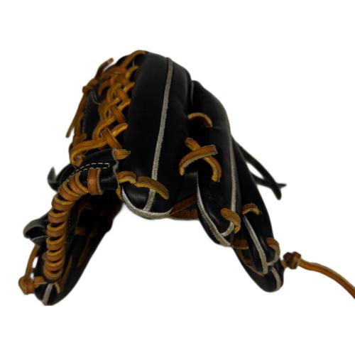 MIZUNO (ミズノ) 軟式グローブ 約34㎝ ブラックxオレンジ MIZUNO PRO R26207