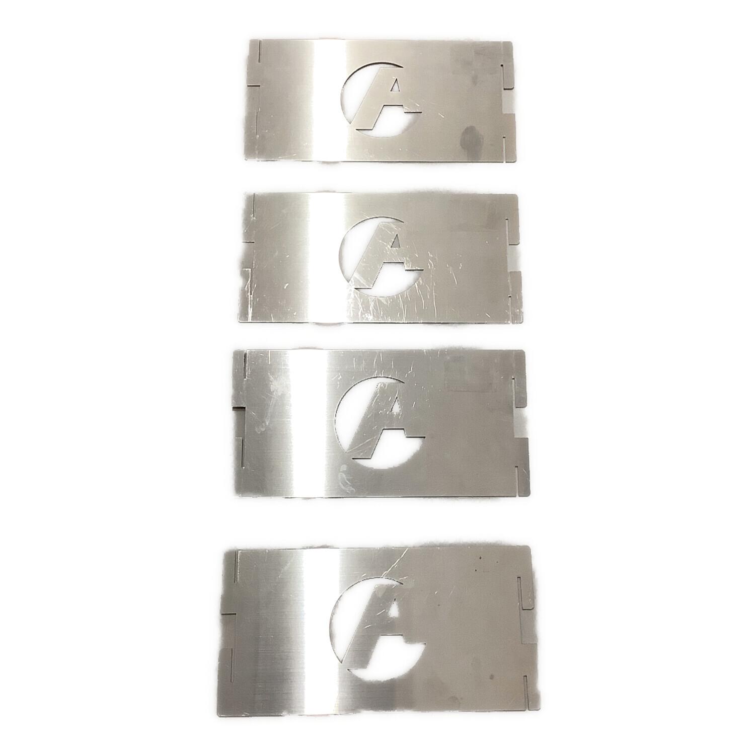 asimocrafts (アシモクラフツ) アウトドア雑貨 4枚セット asi circle38