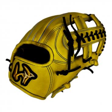 ミズノ プロフェッショナルモデル 硬式ファーストミットイエロー