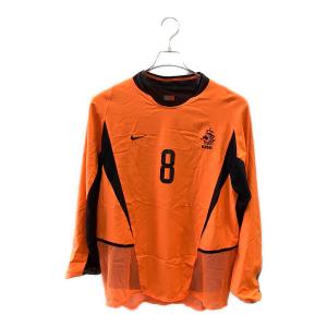 オランダ代表 サッカーユニフォーム メンズ SIZE L オレンジ 【エドガー・ダーヴィッツ】2002シーズン。ホーム S2DHA