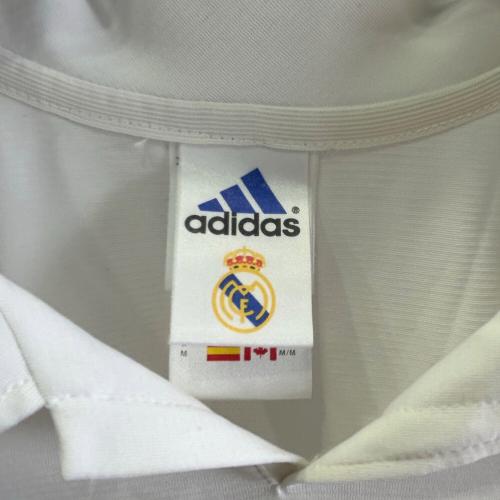 レアル・マドリード サッカーユニフォーム メンズ SIZE O ホワイト 2002‐2003シーズン・ホーム・長袖 ASR001