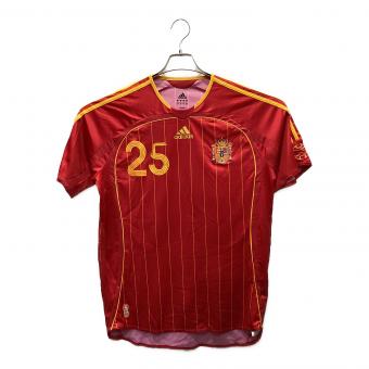 スペイン代表 (スペインダイヒョウ) 2006シーズン・ホーム サッカーユニフォーム 740144 メンズ SIZE O レッド