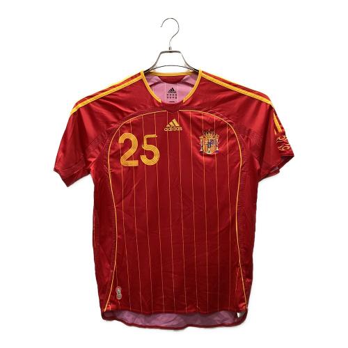スペイン代表 (スペインダイヒョウ) 2006シーズン・ホーム サッカーユニフォーム 740144 メンズ SIZE O レッド