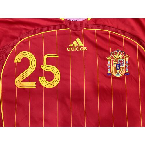 スペイン代表 (スペインダイヒョウ) 2006シーズン・ホーム サッカーユニフォーム 740144 メンズ SIZE O レッド
