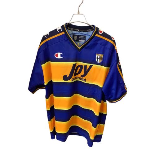 パルマAC サッカーユニフォーム メンズ SIZE L ブルーxオレンジ 【10】中田英寿・2002-2003シーズン・ホーム C6-D802