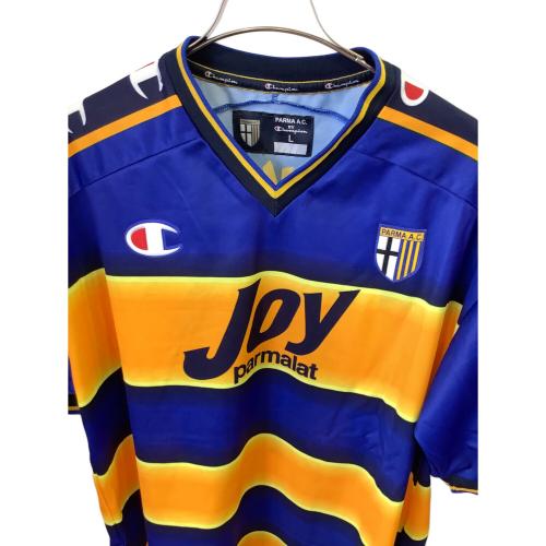 パルマAC サッカーユニフォーム メンズ SIZE L ブルーxオレンジ 【10】中田英寿・2002-2003シーズン・ホーム C6-D802