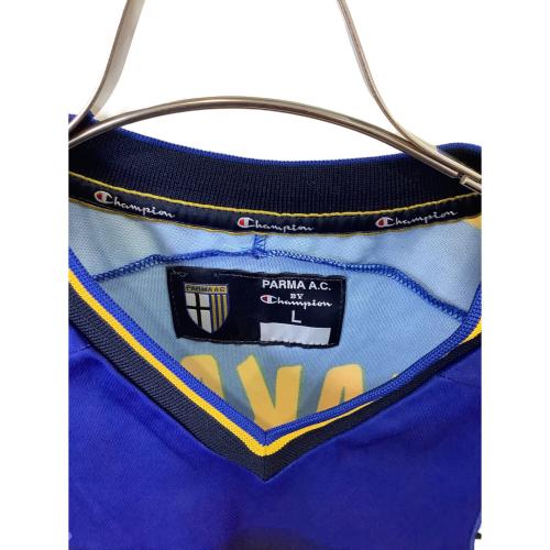 パルマAC サッカーユニフォーム メンズ SIZE L ブルーxオレンジ 【10】中田英寿・2002-2003シーズン・ホーム C6-D802