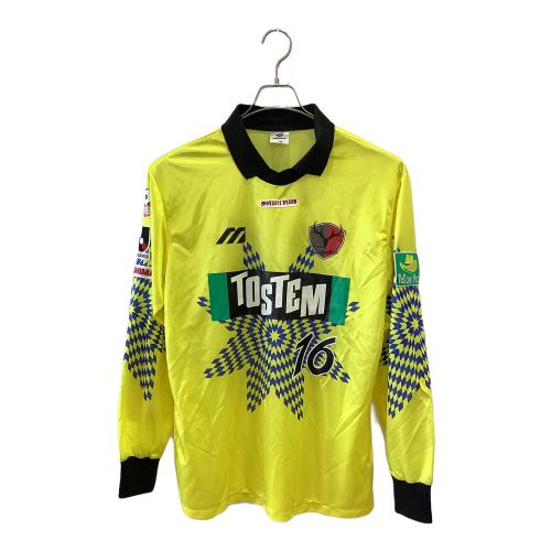 鹿島アントラーズ (カシマアントラーズ) サッカーユニフォーム メンズ SIZE XO イエロー 90S 【16】 010-00C6