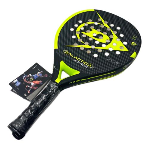 DUNLOP (ダンロップ) パデルラケット ジュニア用・ブラックxイエロー GALACTICA JUNIOR 623892 未使用品