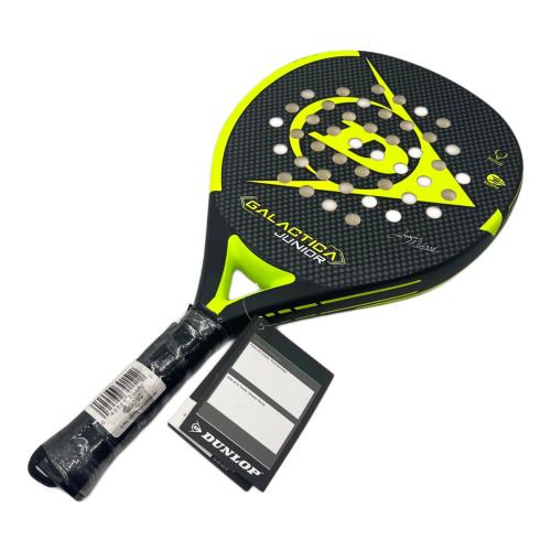 DUNLOP (ダンロップ) パデルラケット ジュニア用・ブラックxイエロー GALACTICA JUNIOR 623892 未使用品
