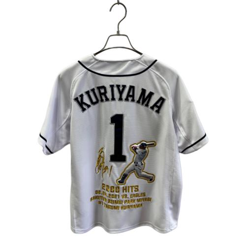 埼玉西武ライオンズ (サイタマセイブライオンズ) 応援グッズ SIZE M ホワイト 【1】栗山 巧 ユニフォーム 通算2000安打記念