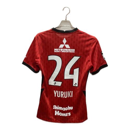浦和レッズ (ウラワレッズ) 【24】汰木 康也・2021シーズン・ホーム・オーセンティック サッカーユニフォーム CV9233-611 メンズ SIZE XL レッド