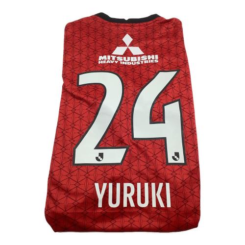 浦和レッズ (ウラワレッズ) 【24】汰木 康也・2021シーズン・ホーム・オーセンティック サッカーユニフォーム CV9233-611 メンズ SIZE XL レッド