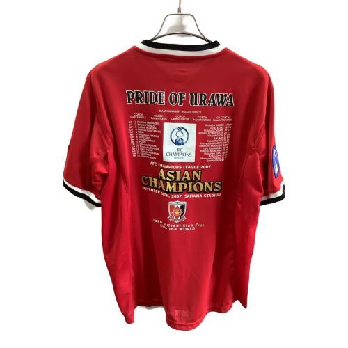 浦和レッズ (ウラワレッズ) サッカーユニフォーム メンズ SIZE XL レッド 2007シーズンACL優勝記念