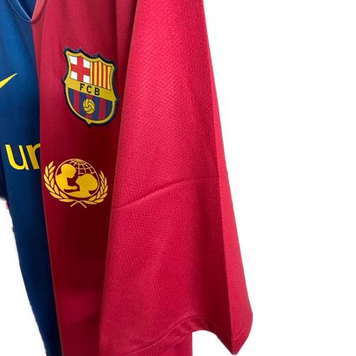 FCバルセロナ サッカーユニフォーム メンズ SIZE XL ネイビー×レッド 2008-2009シーズン ホーム 286784-655