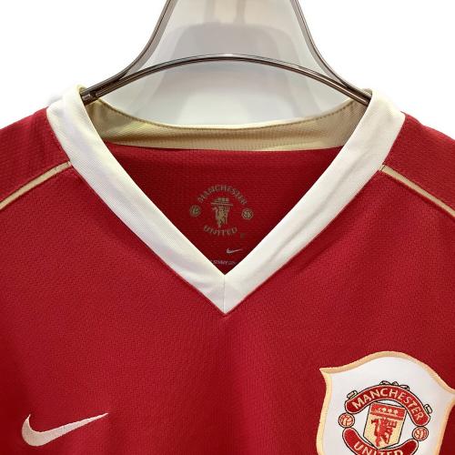 マンチェスターユナイテッド サッカーユニフォーム メンズ SIZE L レッド 2006-2007シーズン ホーム