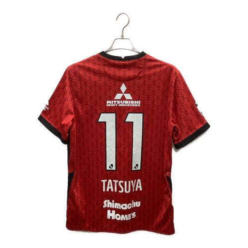 浦和レッズ (ウラワレッズ) 2021シーズン ホーム サッカーユニフォーム CV9238-611 【11】田中 達也 メンズ SIZE XL レッド