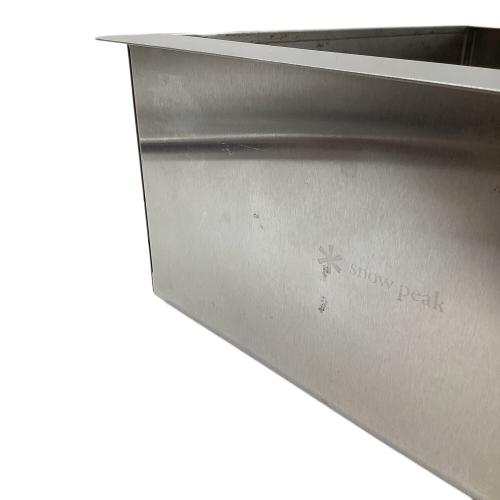 Snow peak (スノーピーク) ファニチャーアクセサリー 廃盤 ステンボックス 1ユニット コンテナ