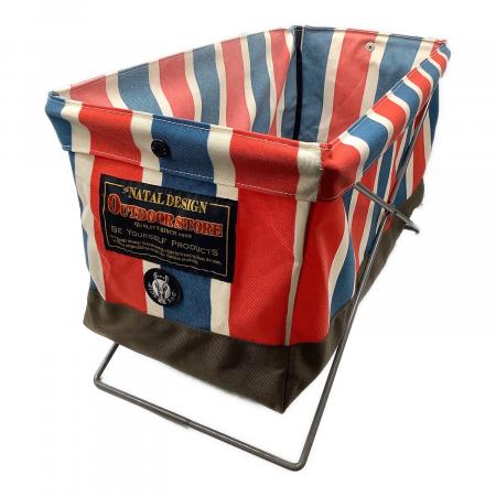 その他 RIDE BAG x NATAL DESIGN  FOLDING BOX LOW NATAL DESIGN (ネイタルデザイン) 収納ケース レトロストライプ RIDE