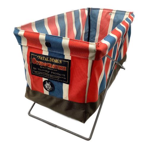 NATAL DESIGN (ネイタルデザイン) 収納ケース レトロストライプ RIDE BAG フォールディングボックス LOW