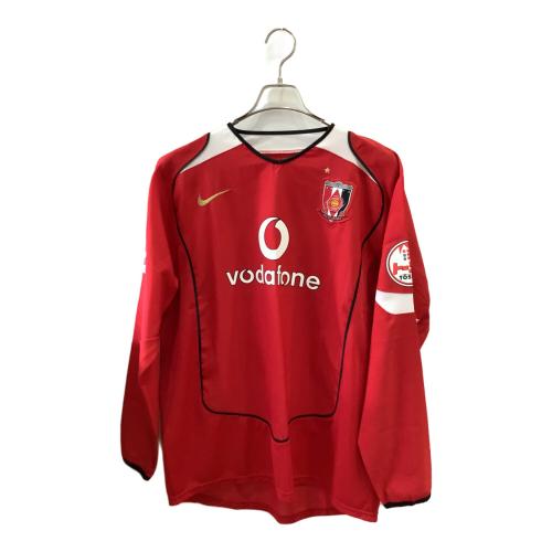 浦和レッズ (ウラワレッズ) サッカーユニフォーム メンズ SIZE XXL レッド 2005シーズン ホーム 長袖 195530