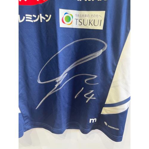 横浜F・マリノス (ヨコハマエフマリノス) サポーターグッズ Mサイズ ※サイン証明無・Mプリント有 プラクティスシャツ CONDIVO22 トレーニングジャージー