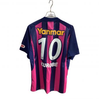 セレッソ大阪 (セレッソオオサカ) サッカーユニフォーム メンズ SIZE L ピンクxネイビー 【10】黒部 光昭 2004シーズン・ホーム