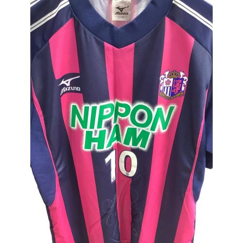 セレッソ大阪 (セレッソオオサカ) サッカーユニフォーム メンズ SIZE L ピンクxネイビー 【10】黒部 光昭 2004シーズン・ホーム