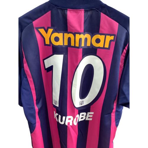 セレッソ大阪 (セレッソオオサカ) サッカーユニフォーム メンズ SIZE L ピンクxネイビー 【10】黒部 光昭 2004シーズン・ホーム