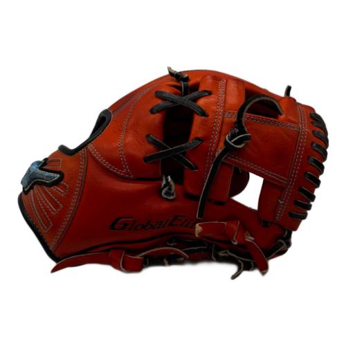 MIZUNO (ミズノ) 軟式グローブ 約27.5cm オレンジ グローバルエリート BAプレミアム 内野用 1AJGS23123