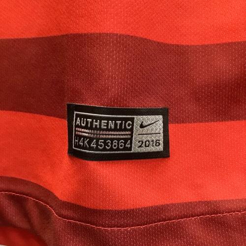 浦和レッズ (ウラワレッズ) 2016シーズン・ホーム サッカーユニフォーム 743919-611 メンズ SIZE L レッド