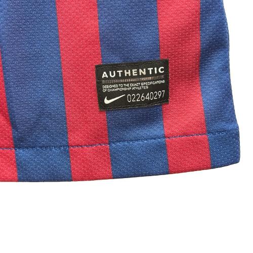 FCバルセロナ (エフシーバルセロナ) サッカーユニフォーム メンズ SIZE S ブルーxレッド 11-12シーズン・ホーム 419877-746