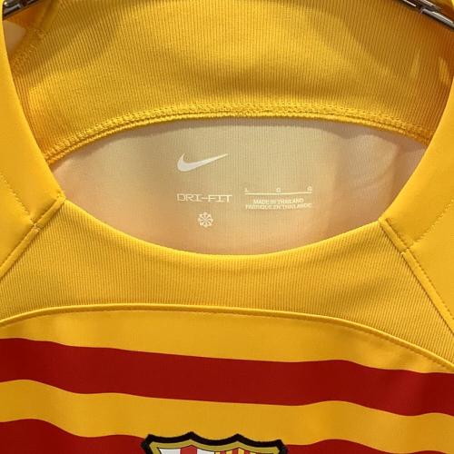 FCバルセロナ (エフシーバルセロナ) サッカーユニフォーム メンズ SIZE L イエロー 2022-2023シーズン フォース DR5079-729