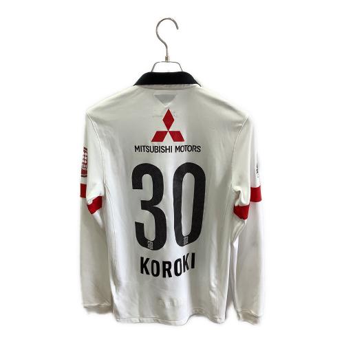 浦和レッズ (ウラワレッズ) サッカーユニフォーム メンズ SIZE S ホワイト 【30】興梠 慎三 2015シーズン アウェイ 長袖 645262-105