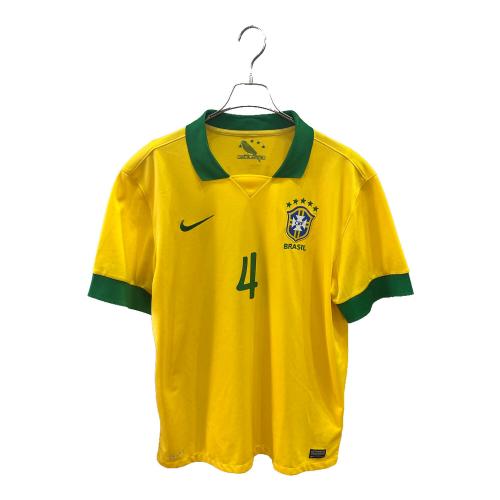 ブラジル代表 サッカーユニフォーム メンズ SIZE XL イエロー 【4】ダビド・ルイス 2013シーズン ホーム 518730-703