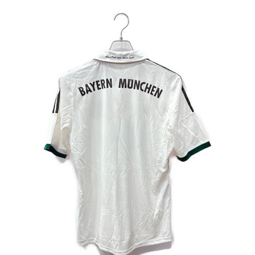 バイエルン・ミュンヘン サッカーユニフォーム メンズ SIZE O ホワイト 2013-2014シーズン アウェイ Z25686
