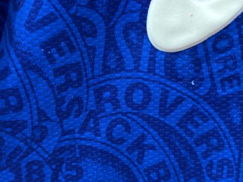 ブラックバーン・ローヴァーズFC サッカーユニフォーム メンズ SIZE XL ブルー 1994-1995シーズン プレミアリーグ優勝記念仕様 1995-1996シーズン