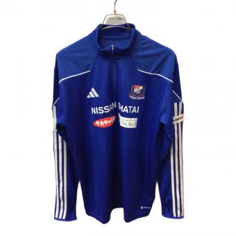 横浜F・マリノス (ヨコハマエフマリノス) サポーターグッズ SIZE 3XL ブルー 長袖ハーフジップ
