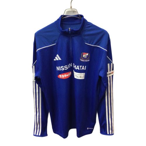横浜F・マリノス (ヨコハマエフマリノス) サポーターグッズ SIZE 3XL ブルー 長袖ハーフジップ