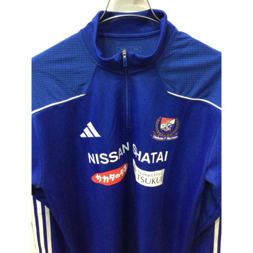 横浜F・マリノス (ヨコハマエフマリノス) サポーターグッズ SIZE 3XL ブルー 長袖ハーフジップ