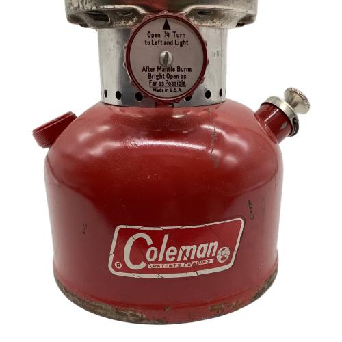 Coleman (コールマン) ガソリンランタン ※非純正グローブ・フィラーキャップ 200A 1970年5月製 パテペン