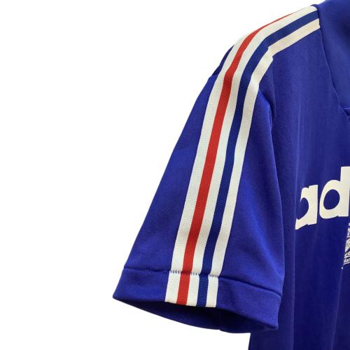 横浜F・マリノス (ヨコハマエフマリノス) トリコロールゲームシャツ サポーターグッズ ASR-6158 90s・デサント製 SIZE L-O