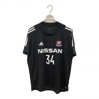 横浜F・マリノス (ヨコハマエフマリノス) 【34】トレーニングマッチユニフォーム・GK サッカーユニフォーム ED9216 メンズ SIZE XO ブラック