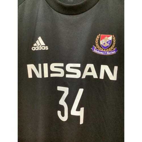 横浜F・マリノス (ヨコハマエフマリノス) 【34】トレーニングマッチユニフォーム・GK サッカーユニフォーム ED9216 メンズ SIZE XO ブラック