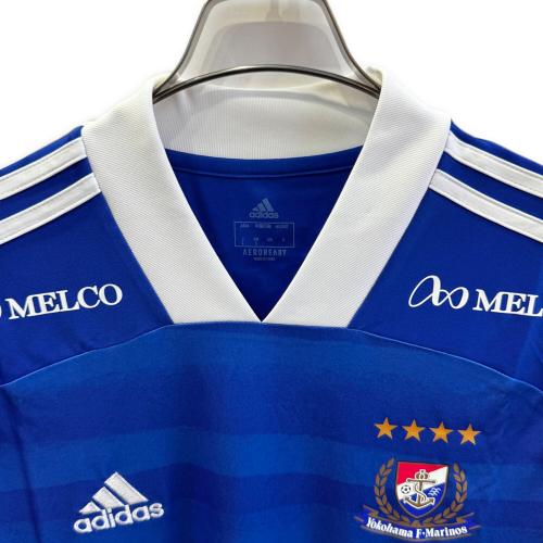 横浜F・マリノス (ヨコハマエフマリノス) サッカーユニフォーム メンズ SIZE L ブルー Jリーグ優勝パッチ付 2020シーズン・ホーム FI2781