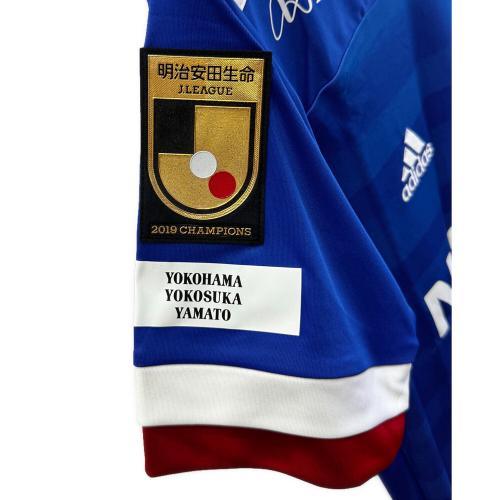 横浜F・マリノス (ヨコハマエフマリノス) サッカーユニフォーム メンズ SIZE L ブルー Jリーグ優勝パッチ付 2020シーズン・ホーム FI2781