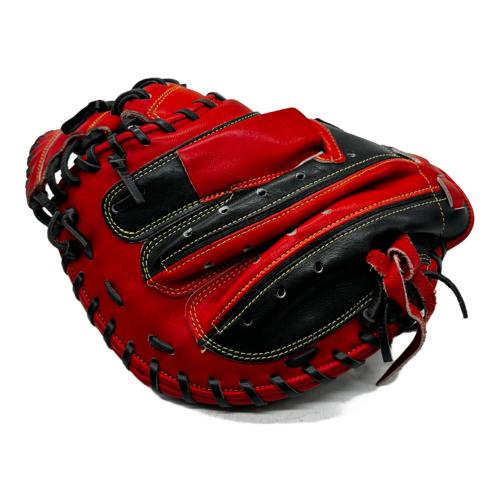 Donaiya (ドナイヤ) 軟式グローブ 約30cm レッド×ブラック グラブケース付 キャッチャーミット