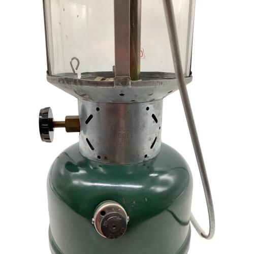Coleman (コールマン) ガソリンランタン グリーン PYREXグローブ 228E 1956年2月製 ビッグハット