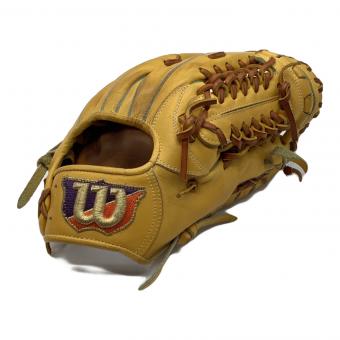 Wilson (ウィルソン) 硬式グローブ 約28.5cm イエロー 土手紐なし 内野用 HWMWKTL