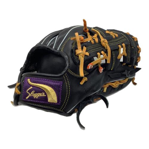 久保田スラッガー (クボタスラッガー) 軟式グローブ 約28cm ブラック 土手紐無し 内野用 SN-AR1